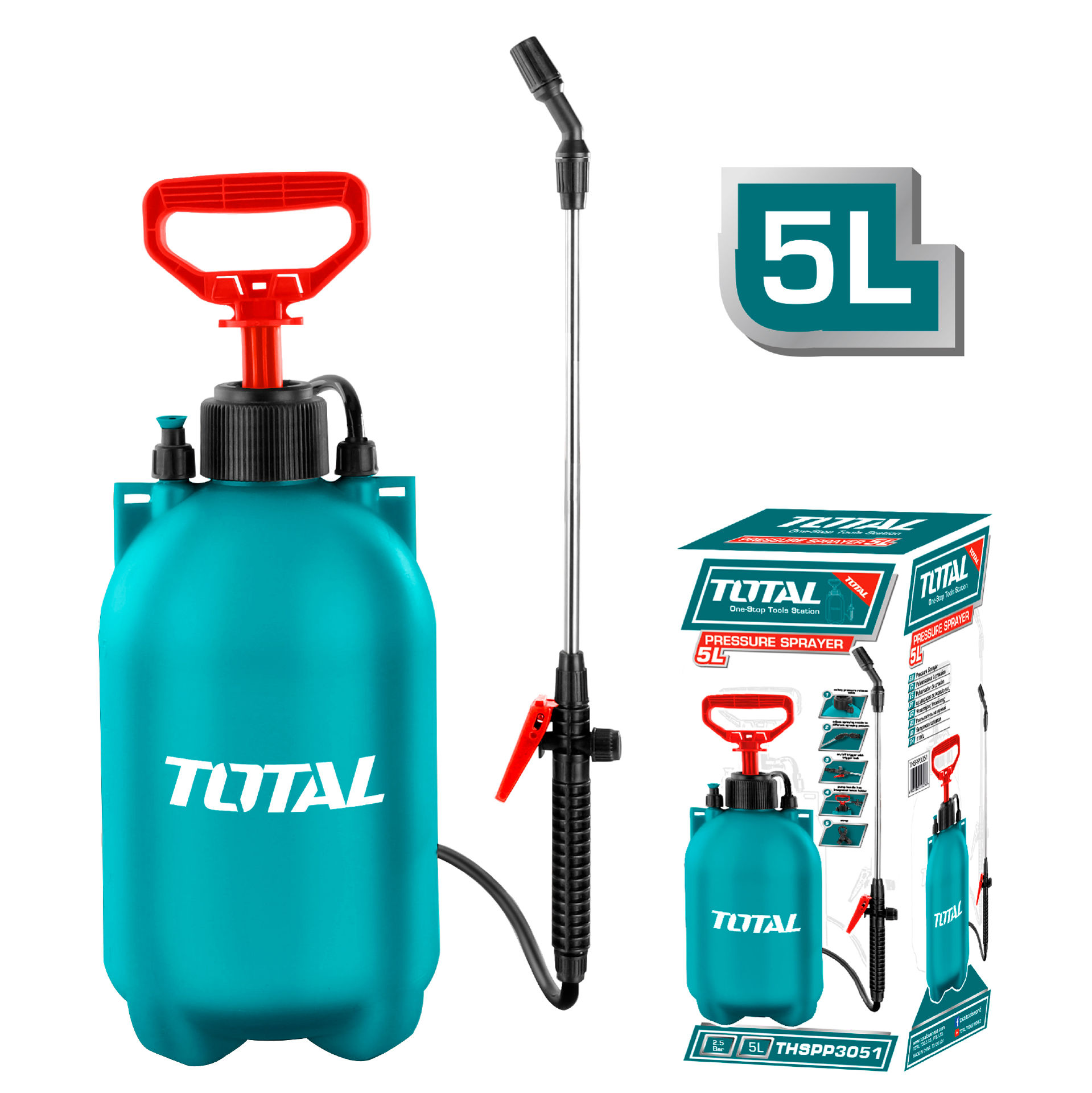 5L Pressure Sprayer TOTAL Tools South Africa