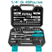 Picture of 45Pcs 1/4" Socket Set