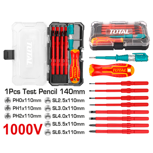 Picture of 10 Piece Interchangeable Insulated Screwdriver Set