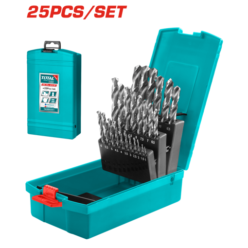 Picture of 25 Piece HSS Drill Bit Set 1-13mm