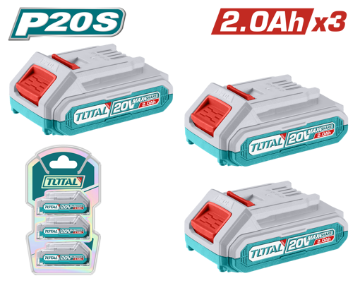 Picture of P20S  LITHIUM-ION BATTERY KIT 2.0AH  X 3 PIECES