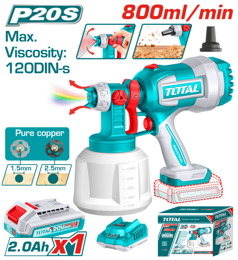 Picture of Lithium-Ion Spray Gun includes battery and charger