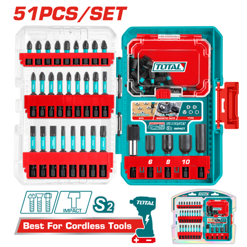 Picture of 51Pc Impact screwdriver bit set