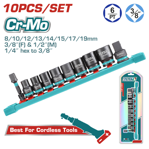 Picture of 10Pc 3/8" Drive Impact socket set