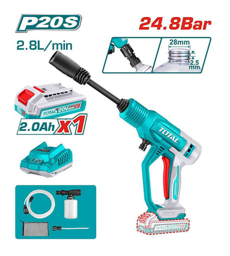 Picture of Lithium-Ion 20V Pressure Washer with battery and charger