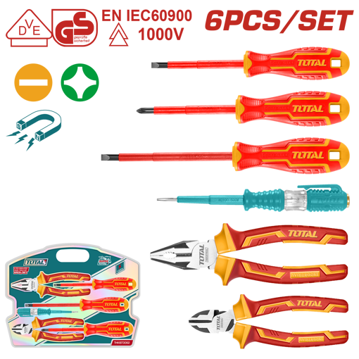 Picture of 6 Pcs Insulated hand tools set